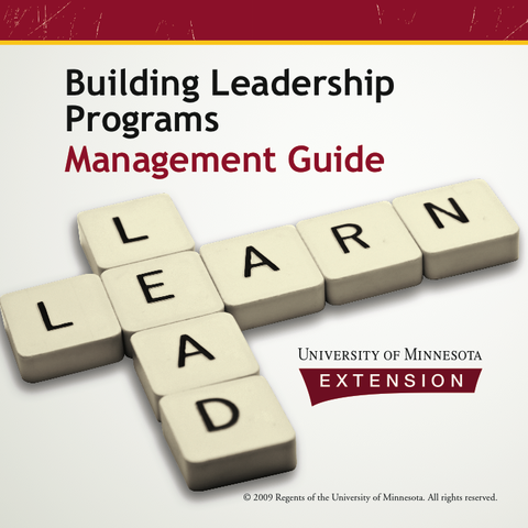 Buy building leadership programs management guide.