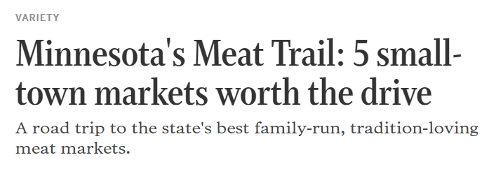 Minnesota's Meat Trail:5 small-town markets worth the drive